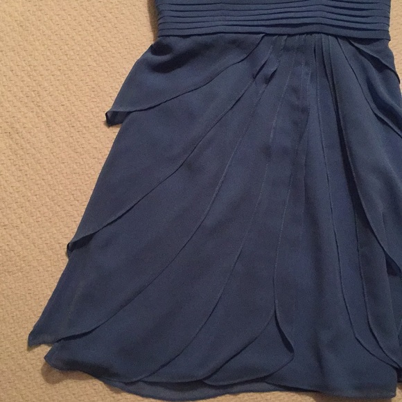Bill Levkoff Bridesmaids Dress in Cornflower Blue - Picture 3 of 5